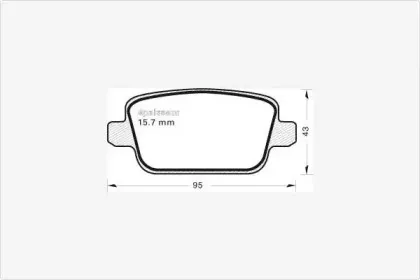 Комплект тормозных колодок, дисковый тормоз MGA купить