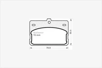 Комплект тормозных колодок, дисковый тормоз MGA купить
