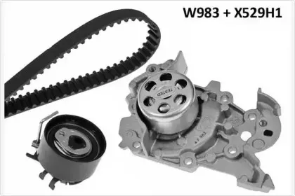 Водяной насос + комплект зубчатого ремня MGA купить