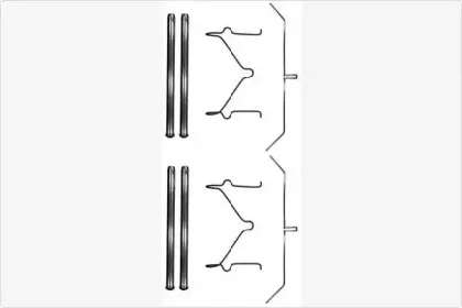 Комплектующие, колодки дискового тормоза MGA купить