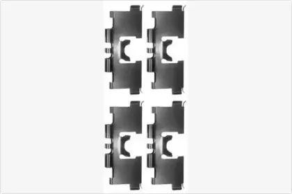 Комплектующие, колодки дискового тормоза MGA купить