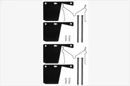 Комплектующие, колодки дискового тормоза MGA купить