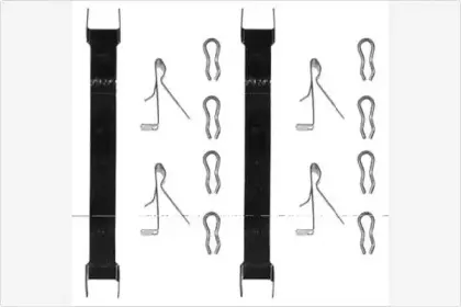 Комплектующие, колодки дискового тормоза MGA купить
