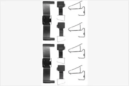 Комплектующие, колодки дискового тормоза MGA купить