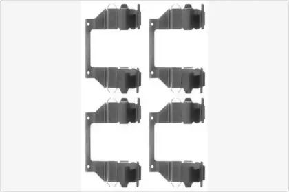 Комплектующие, колодки дискового тормоза MGA купить