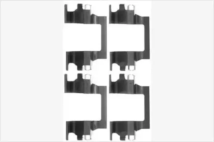 Комплектующие, колодки дискового тормоза MGA купить