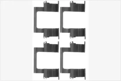 Комплектующие, колодки дискового тормоза MGA купить