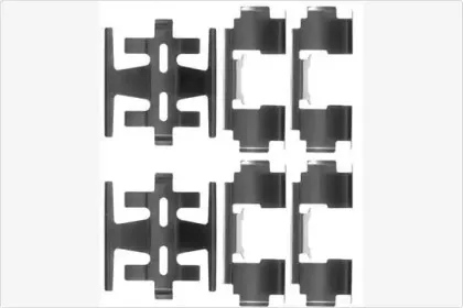 Комплектующие, колодки дискового тормоза MGA купить