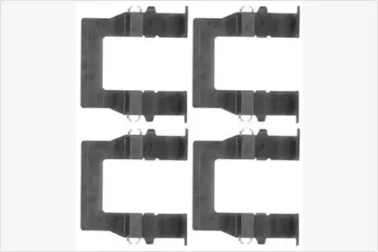 Комплектующие, колодки дискового тормоза MGA купить