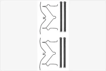Комплектующие, колодки дискового тормоза MGA купить
