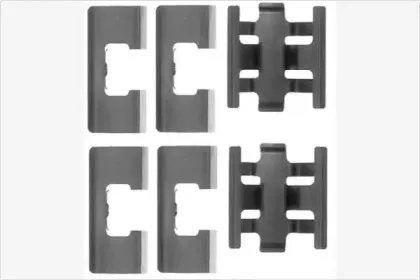 Комплектующие, колодки дискового тормоза MGA купить