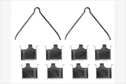 Комплектующие, колодки дискового тормоза MGA купить