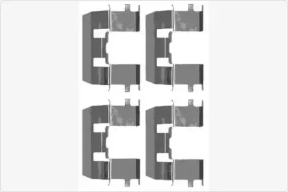 Комплектующие, колодки дискового тормоза MGA купить