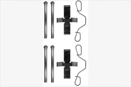 Комплектующие, колодки дискового тормоза MGA купить