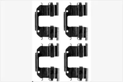 Комплектующие, колодки дискового тормоза MGA купить