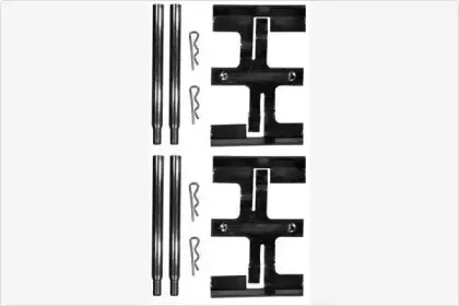 Комплектующие, колодки дискового тормоза MGA купить