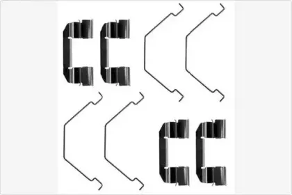 Комплектующие, колодки дискового тормоза MGA купить