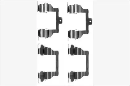 Комплектующие, колодки дискового тормоза MGA купить