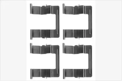 Комплектующие, колодки дискового тормоза MGA купить