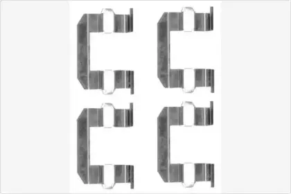 Комплектующие, колодки дискового тормоза MGA купить