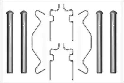 Комплектующие, колодки дискового тормоза MGA купить