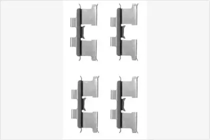 Комплектующие, колодки дискового тормоза MGA купить