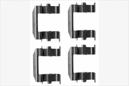 Комплектующие, колодки дискового тормоза MGA купить