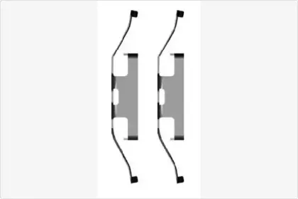 Комплектующие, колодки дискового тормоза MGA купить