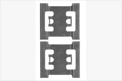 Комплектующие, колодки дискового тормоза MGA купить