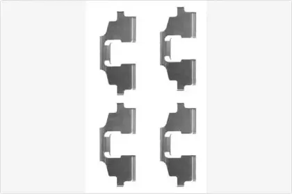 Комплектующие, колодки дискового тормоза MGA купить