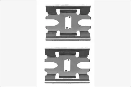 Комплектующие, колодки дискового тормоза MGA купить