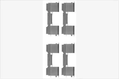 Комплектующие, колодки дискового тормоза MGA купить