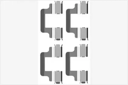 Комплектующие, колодки дискового тормоза MGA купить