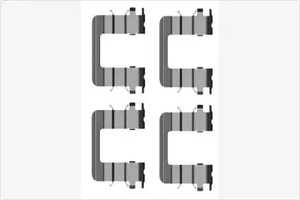 Комплектующие, колодки дискового тормоза MGA купить