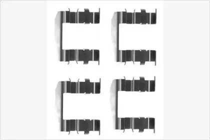 Комплектующие, колодки дискового тормоза MGA купить