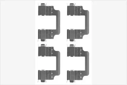 Комплектующие, колодки дискового тормоза MGA купить