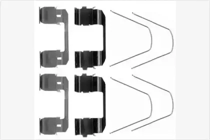 Комплектующие, колодки дискового тормоза MGA купить