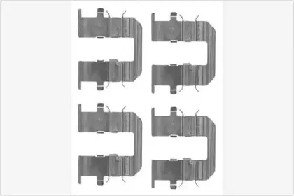 Комплектующие, колодки дискового тормоза MGA купить