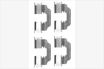 Комплектующие, колодки дискового тормоза MGA купить