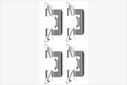 Комплектующие, колодки дискового тормоза MGA купить