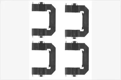Комплектующие, колодки дискового тормоза MGA купить