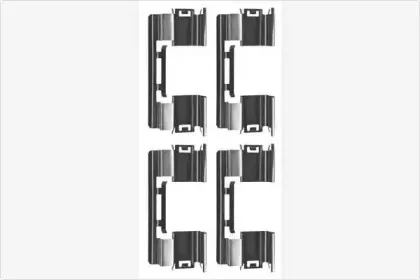 Комплектующие, колодки дискового тормоза MGA купить
