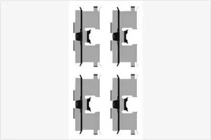 Комплектующие, колодки дискового тормоза MGA купить