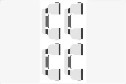 Комплектующие, колодки дискового тормоза MGA купить