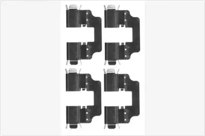 Комплектующие, колодки дискового тормоза MGA купить