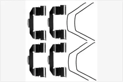 Комплектующие, колодки дискового тормоза MGA купить