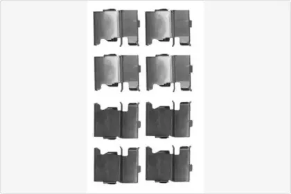 Комплектующие, колодки дискового тормоза MGA купить