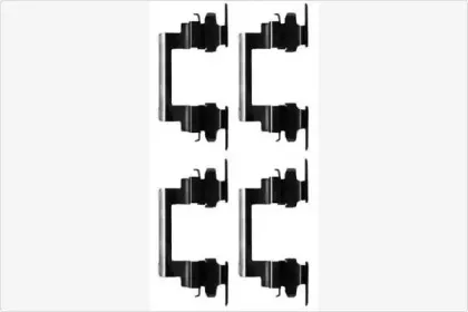 Комплектующие, колодки дискового тормоза MGA купить