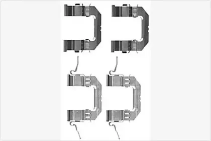 Комплектующие, колодки дискового тормоза MGA купить