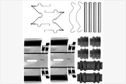 Комплектующие, колодки дискового тормоза MGA купить